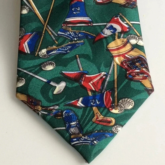 Cypress Hill Collection Multi-Colored Golf Tie - Picture 1 of 6